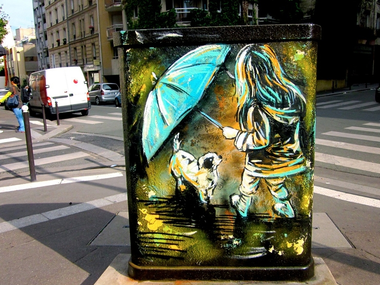 Steetart av Alice Pasquini 