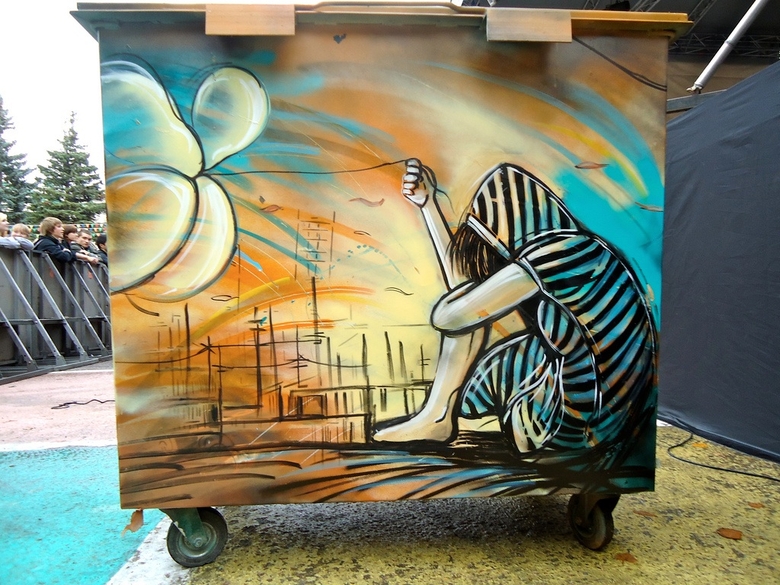 Steetart av Alice Pasquini 