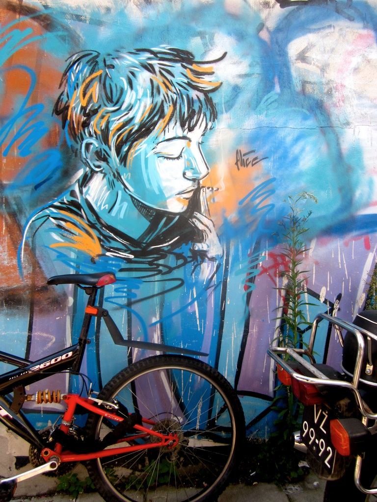 Steetart av Alice Pasquini 