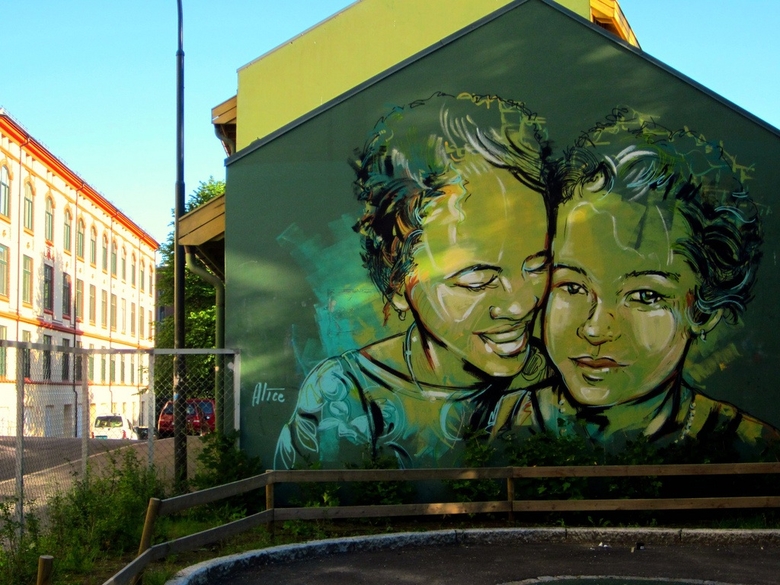 Steetart av Alice Pasquini 