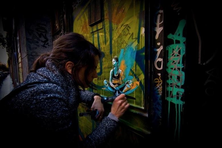 Steetart av Alice Pasquini 