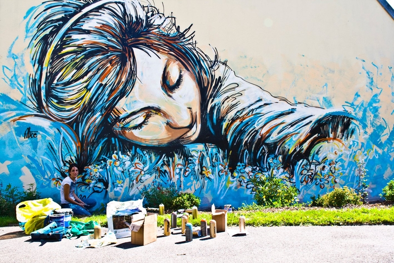 Steetart av Alice Pasquini 