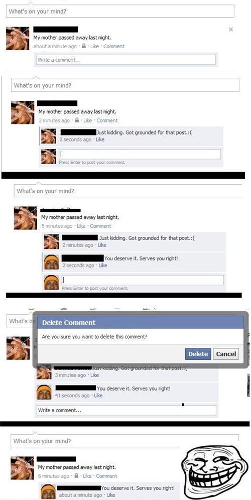 Facebook troll