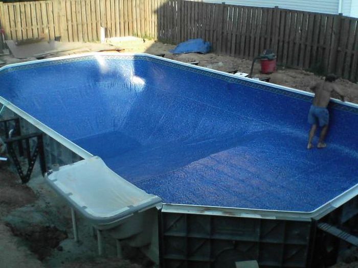 Hemmagjord pool